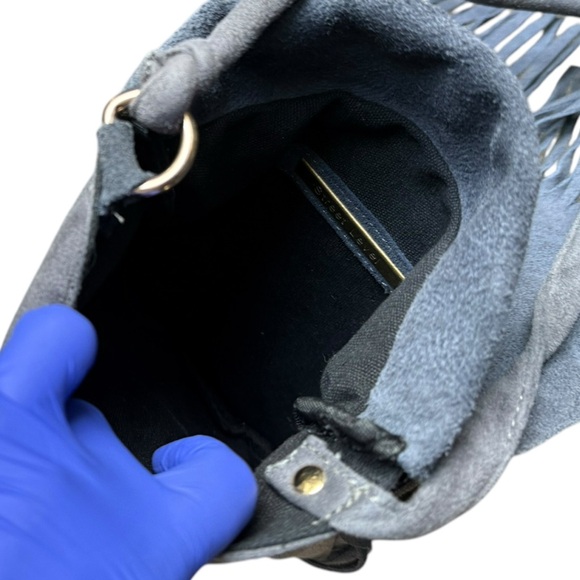 Street Level Faux Suede gray Purse - Picture 6 of 15